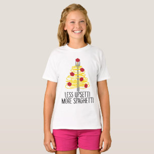 Camiseta Menos Upsetti Mais Espaguete