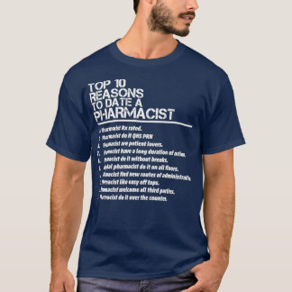 Camiseta Mens 10 Razão Para Um Farmacêutico