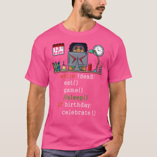 Camiseta Mens 13 Birthday I Video Gamers & Coder I Coma Ga