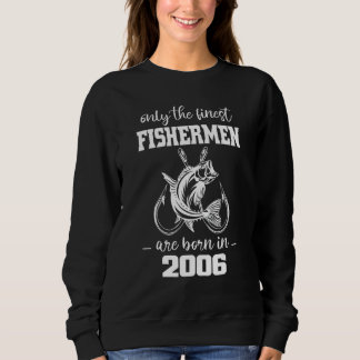 Camiseta Mens 16º Aniversário Apenas Os Pescadores Mais Fin
