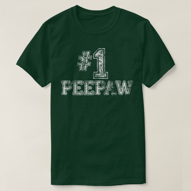 Camiseta Mens 1 PeePawNumber 1 (Frente do Design)