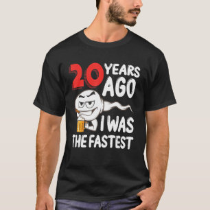 Camiseta Mens 20th Birthday Gag Dress 20 Years Ago I Was Th