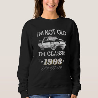 Camiseta Mens 24º Aniversário Eu não sou Velho Eu sou Citaç