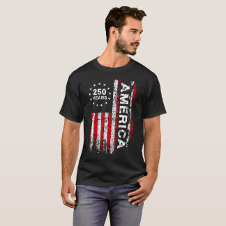 Camiseta Mens 250 Years America 