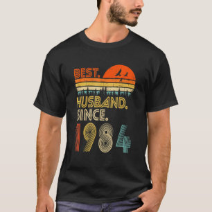 Camiseta Mens 38º Aniversário de Casamento Melhor Marido De