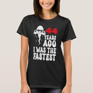 Camiseta Mens 44 Birthday Gag vestido Há 44 Anos Eu Era O