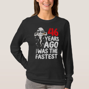 Camiseta Mens 46º Aniversário Gag Vestido 46 Anos Atrás Eu