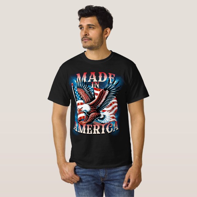 Camiseta Mens 4 de julho (Frente Completa)