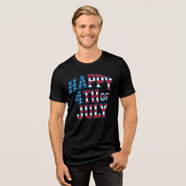 Camiseta Mens 4 de julho (Frente Completa)
