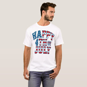 Camiseta Mens 4 de julho