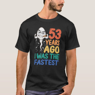 Camiseta Mens 53º Aniversário Gag Vestido 53 Anos Atrás Eu 