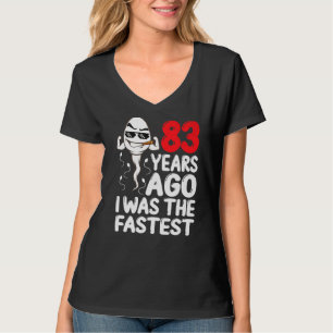 Camiseta Mens 83º Aniversário Gag Vestido Há 83 Anos Eu Era