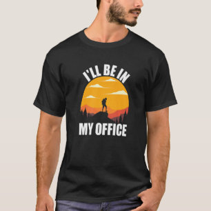 Camiseta Mens A Caminhar Por Homens A Trazer-Hiker A Trazer