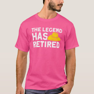 Camiseta Mens, A Lenda Está Aposentada.