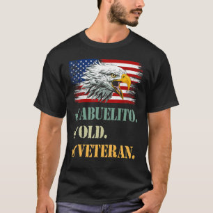 Camiseta Mens Abuelito Antiga águia americana Legal