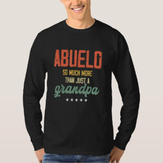Camiseta Mens Abuelo Muito Mais Do Que O Avô Gra