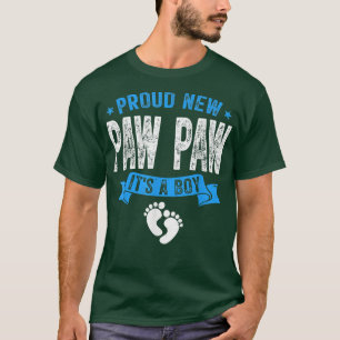 Camiseta Mens Afastados, Orgulhosa Nova Pata É Um Menino