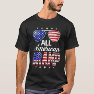 Camiseta Mens All American Gramp Flag Men Patriot