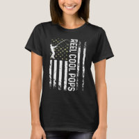 Mens American Flag Reel Pop Legal Para O Pai Husba