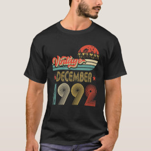 Camiseta Mens aniversário de 30 anos 30 Anos Vintage 1 Deze