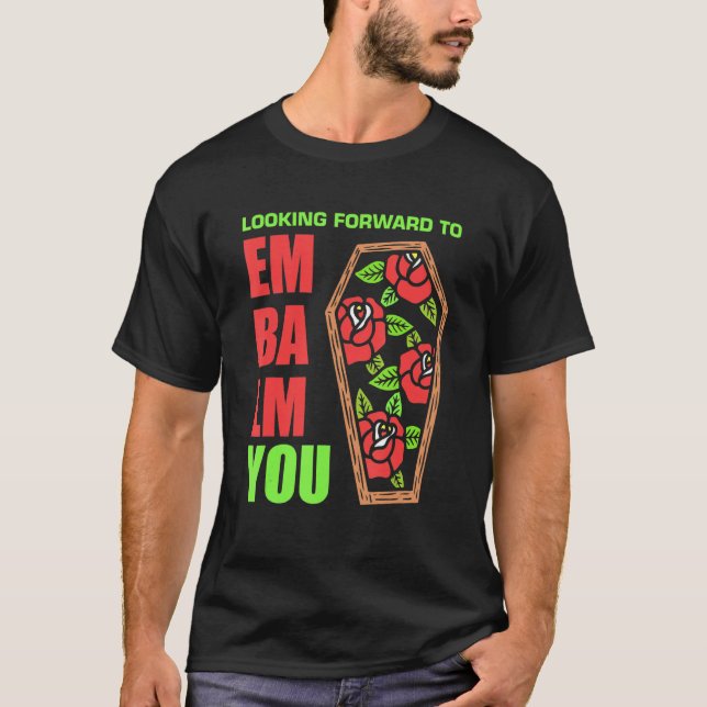 Camiseta Mens Ansiosos Para Embalá-Lo Mortican Mo (Frente)