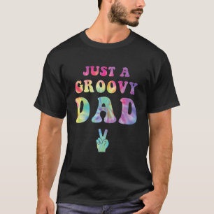 Camiseta Mens Apenas Um Pai De Grafo, Um Sinal De Paz De Pa