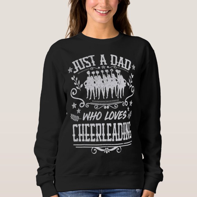 Camiseta Mens Apenas Um Pai Que Ama Cheerhead (Frente)