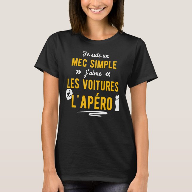 Camiseta Mens Apero Car Idea (Frente)