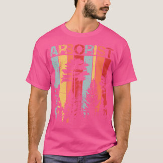 Camiseta Mens Arborist - Cirurgião da Árvore Retro Árvore D
