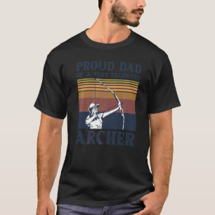 Camiseta Mens Archery Citação Por Um Pai De Um Arqueiro