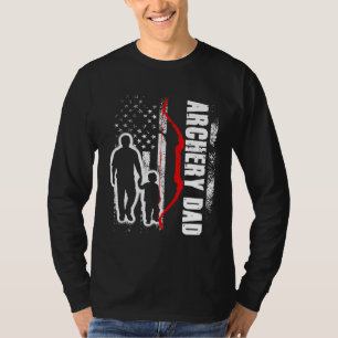 Camiseta Mens Archery Pai Legal Padre Son Bonding