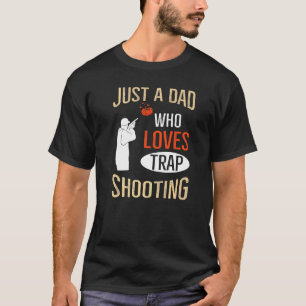 Camiseta Mens Atirando Esporte Para Um Pai De Tiros