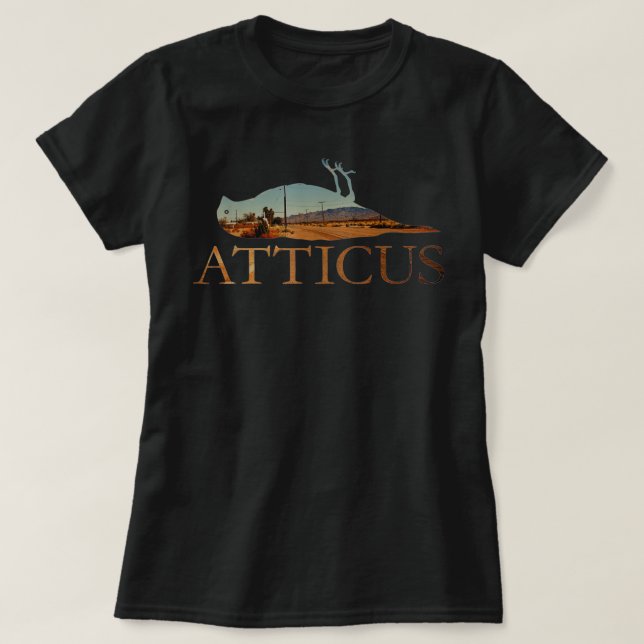 Camiseta Mens ATTICUS Horizon Bird T Shirt (Impressão de fo (Frente do Design)