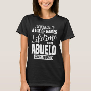 Camiseta Mens Avô Abuelo Cita Dia de os pais