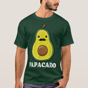 Camiseta Mens Avocado Pai Vegan Guacamole Avocado Papacado