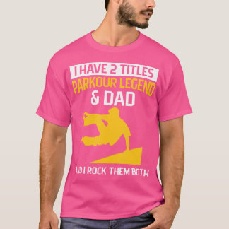 Camiseta Mens Backflip Parkour Design For Your Parkour Dad