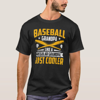Camiseta Mens Baseball Avô Como Um Avô Normal