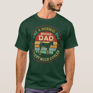 Camiseta Mens Basenji dono de cachorro engraçado amante de