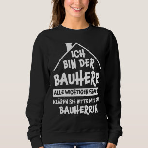 Camiseta Mens Bauherr A Dizer Casa