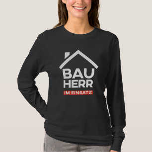 Camiseta Mens Bauherr Insere House Dream House