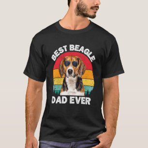 Camiseta Mens Beagle Pai Vintage Cute Beagle Dog Proprietár