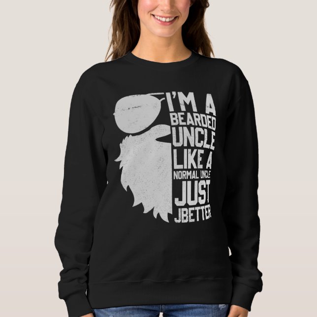 Camiseta Mens Beared Tio Beard Humor (Frente)