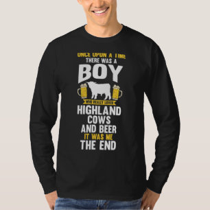 Camiseta Mens Beer E Vacas Do Planalto