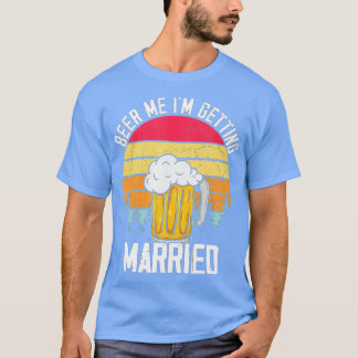 Camiseta Mens Beer Eu Vou Casar Homens Engraçados Groom B