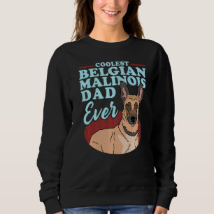 Camiseta Mens Belgas Malinois Pai Dono de Cachorro Malinois
