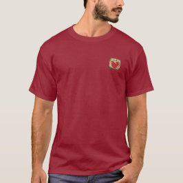 Camiseta MENS BELLA TRI BLEND APPLE DESIGN