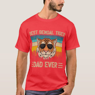 Camiseta Mens Bengal Tiger Vintage Melhor Pai De Tigre Beng