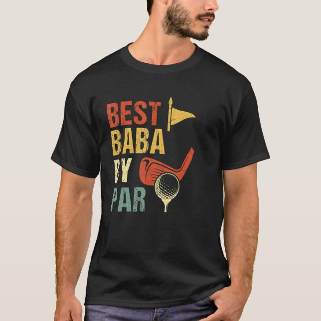 Camiseta Mens Best Baba Por Par Golf (Frente)