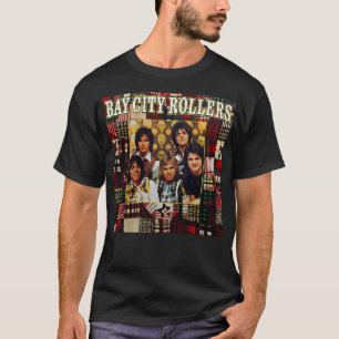 Camiseta Mens Best Banda Bay City Rollers Music Rock Gift F