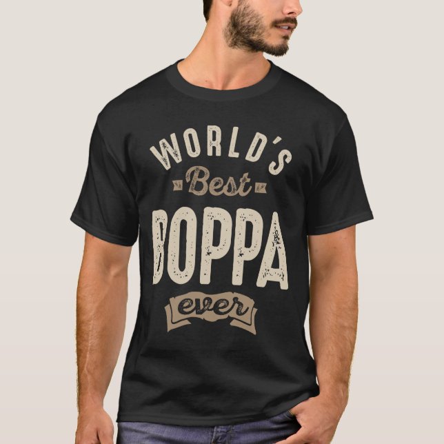 Camiseta Mens Best Boppa Alguma Vez Pai Avô Gift (Frente)